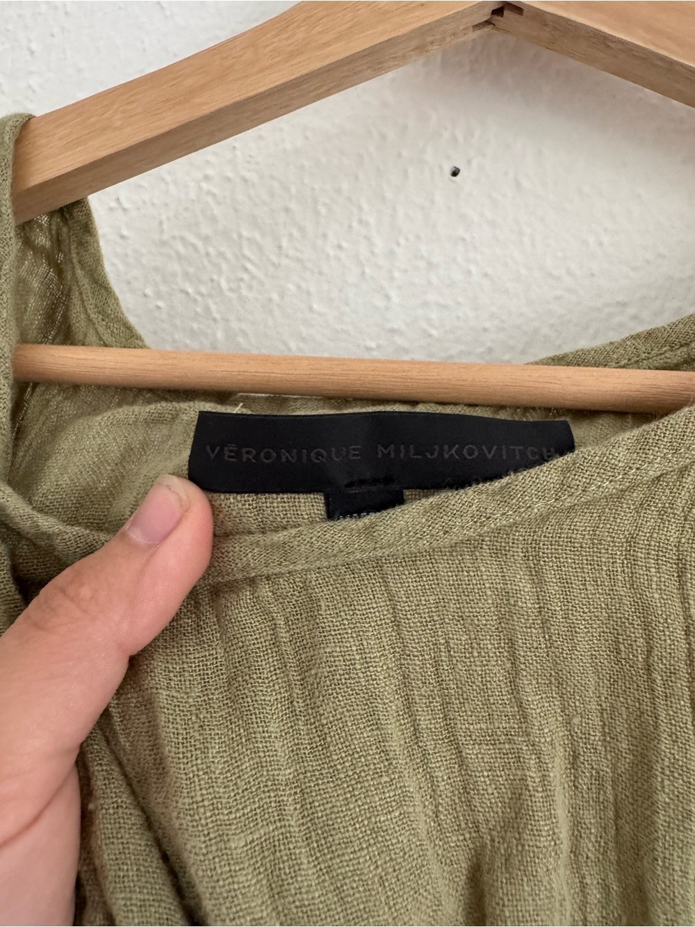 Veronique Miljkovitch Linen Tank XS